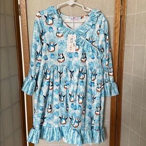 Pete + Lucy Playful Penguins Dress size 4T